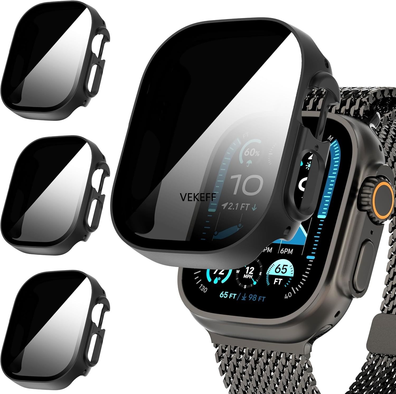 Privacy Screen Protector - 3-Pack for Apple Watch Ultra 3/2/1