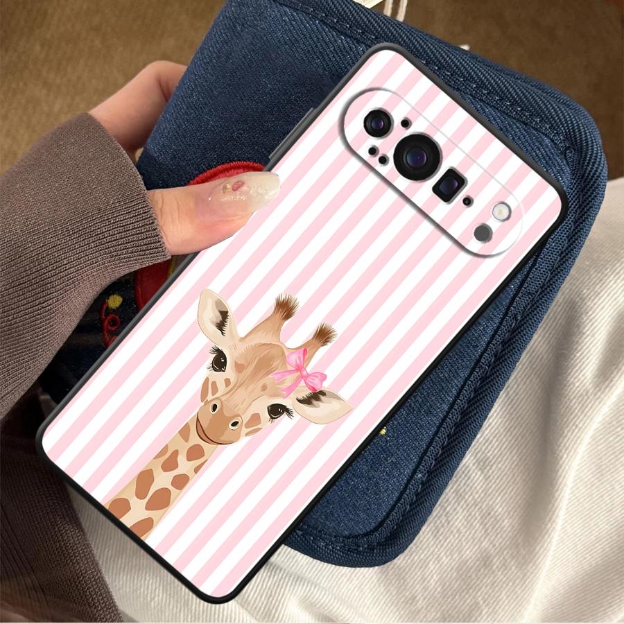 Cartoon Giraffe Funda Phone Co - Google Pixel 9 Pro recension och pris