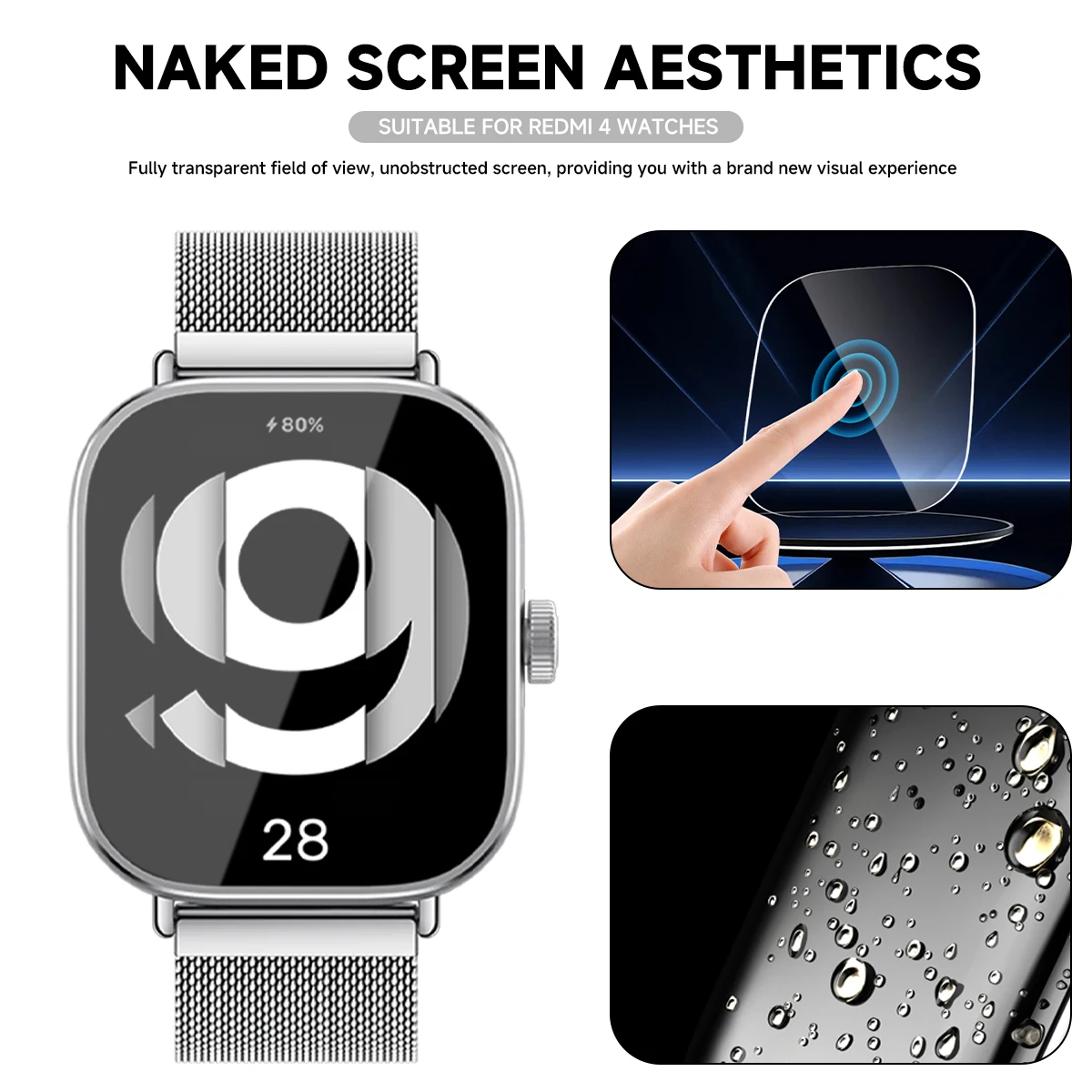 Tempered Glass for Xiaomi Redm - Smartwatch Screen Film recension och pris