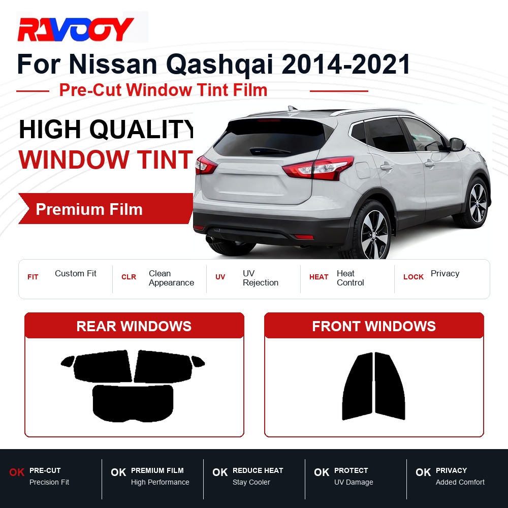Premium Pre-Cut Window Tint Fo - Privacy Screen Protector recension och pris