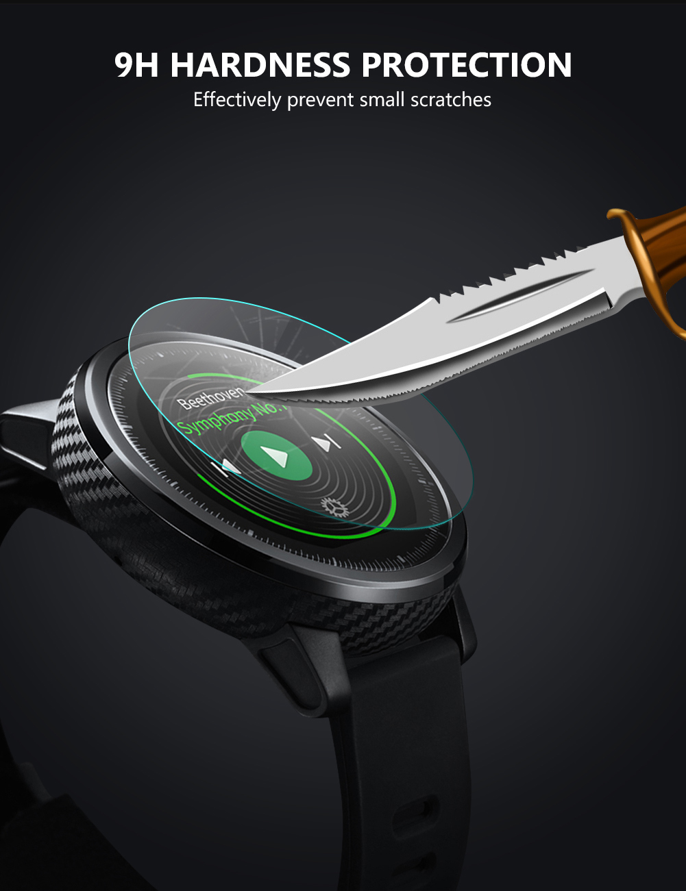 2PACK Round Watches Tempered G - Smartwatch Screen Film recension och pris