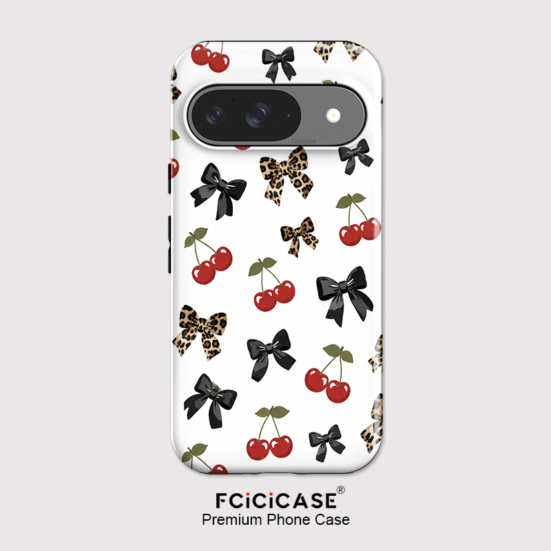 Fcicicase Bow Knots Cherry Pho - Google Pixel 9 Pro recension och pris