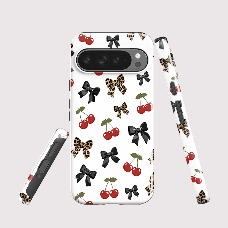 Fcicicase Bow Knots Cherry Pho - Google Pixel 9 Pro recension och pris